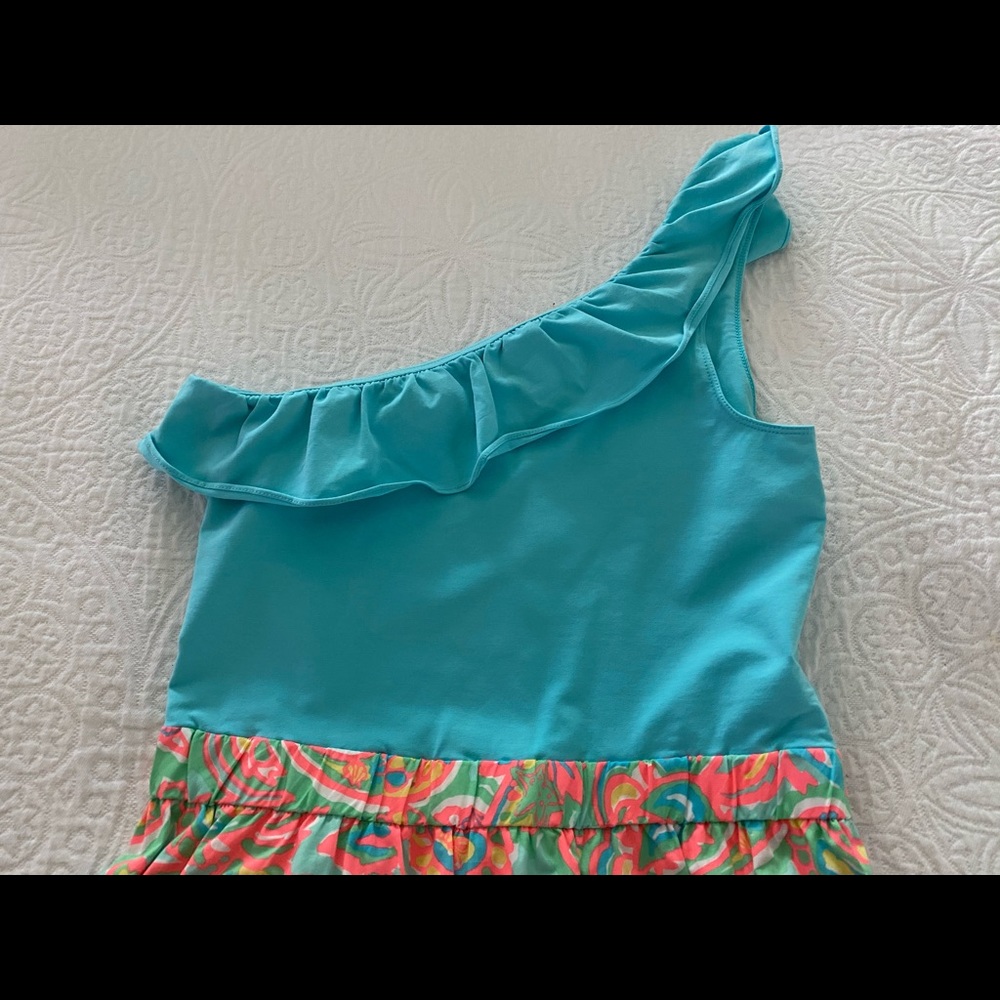 Lilly Pulitzer Dress One-Shoulder with pockets